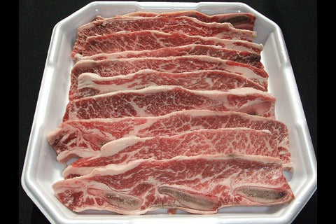 US牛焼肉用骨付きカルビ1kg