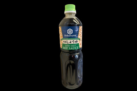 Shibanuma Less Salt Soy Sauce 1ltr. - JAPAN