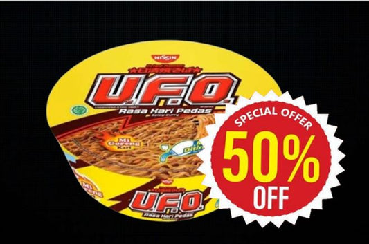 UFO Cup Noodle Fried Ramen, Spicy Curry (50% OFF)