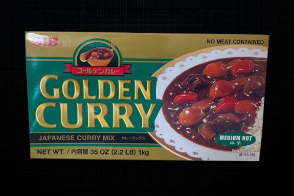 Golden Curry Med. Hot 1kg.