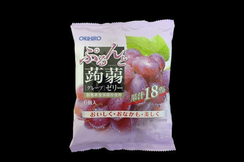 ぷるんとこんにゃくゼリー6個グレープ