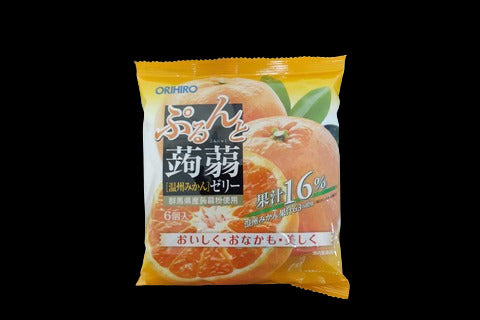 Orange Konnyaku Jelly 6pcs.