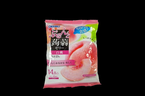 Peach Konnyaku Jelly 6pcs.
