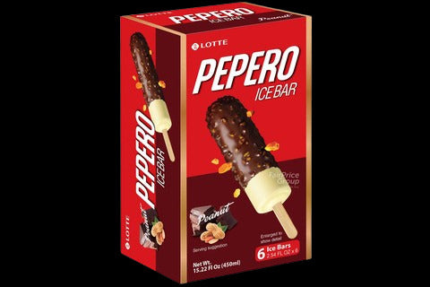 Pepero Peanut Ice Bar 6pcs.