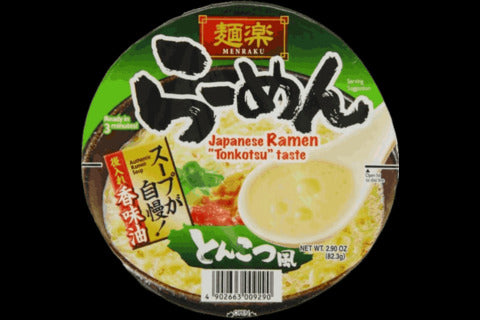 麺楽カップ麺とんこつ風